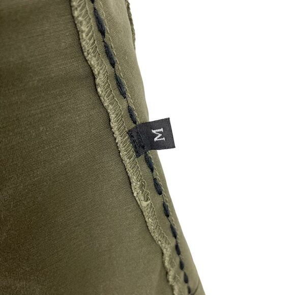 Jaded By Knight Womens Medium Olive Green Egal Leather Military Jacket Studded - Picture 13 of 16